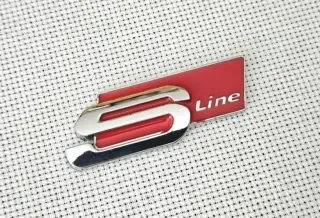 Logo Emblema Audi Sline Pegatina Maletero A3 A4