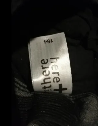 2€Pantalón vaquero CYA negro, 13-14 años 
