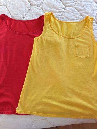 Lote 2 Camisetas Benetton Mujer