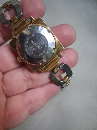 Orologio Seiko Vintage Donna Oro Argento funziona 