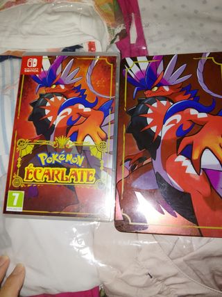 Pokemon Scarlatto + custodia latta