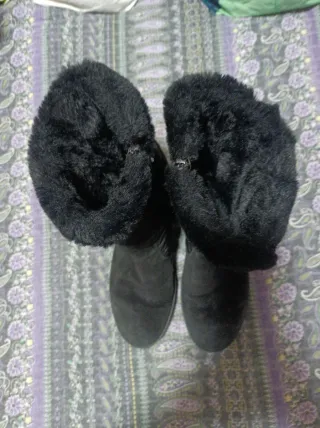Botas altas de mujer negras