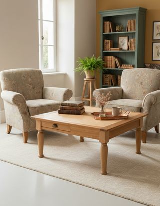 Mesa de centro de madera Cannes 