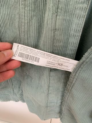 Chaqueta sobrecamisa de pana