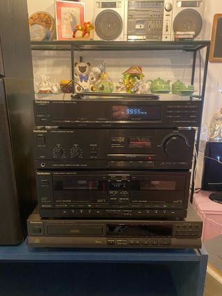 Impianto Hi-Fi Technics Completo Nero/Argento