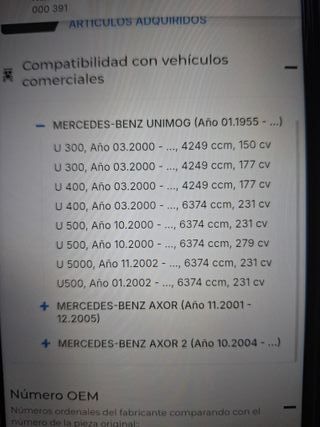 Bomba Dirección Mercedes Unimog  y axor
