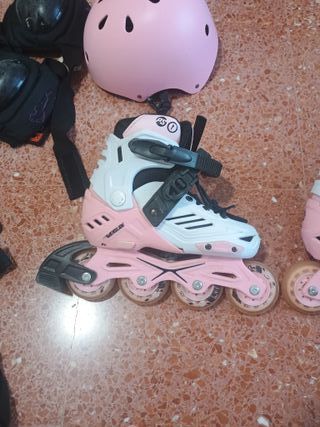 Patines Powerslide Talla 35/38 + Accesorios