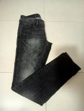 2,50€Pantalón SLIM FIT negro L32 equivale a una S 