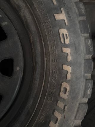 Llantas BFGoodrich Mud-Terrain T/A Hierro