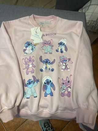 Sudadera Zara Lilo & Stitch Talla 13/14