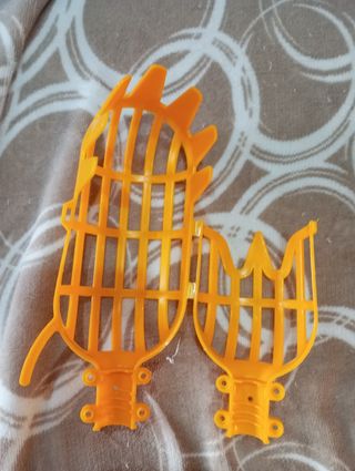 Recolector de fruta naranja