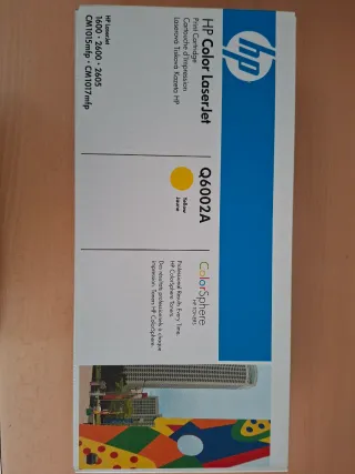 Tóner HP Color LaserJet Q6002A Amarillo