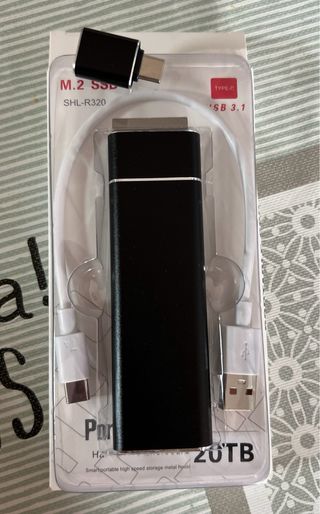 SSD Portátil SHL-R320 USB 3.1 Tipo-C 20TB