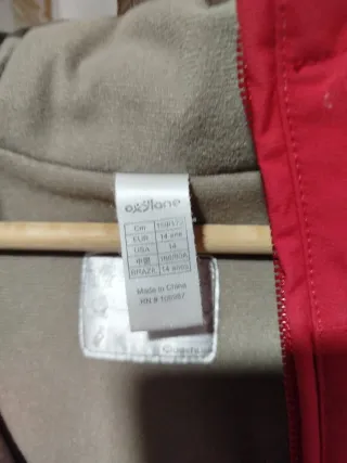 Cazadora infantil roja Quechua