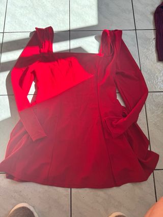 abito rosso corto