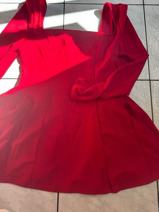 abito rosso corto