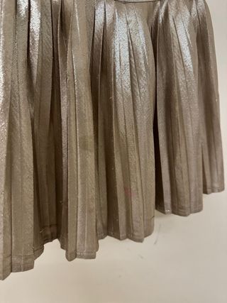 Gonna bambina plissettata