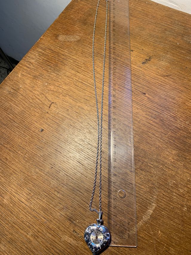 Reloj de collar Parker Plata