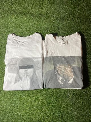 Pack 2 Camisetas Grises y Blancas