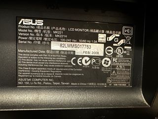 Monitor Asus Plano 21 Pulgadas
