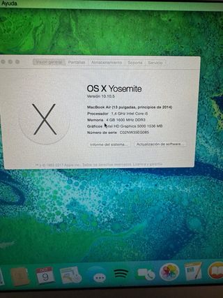 MacBook Air 13 Plata 