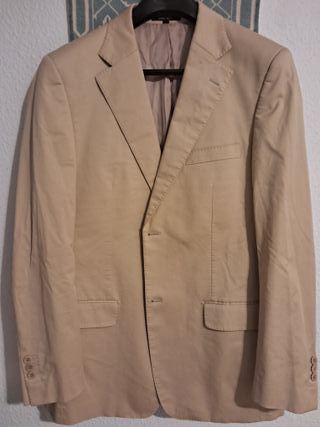 Blazer Zara Man Mostaza Talla L grande