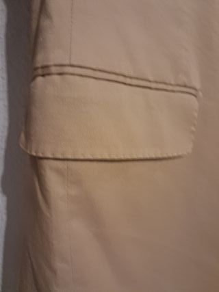 Blazer Zara Man Mostaza Talla L grande