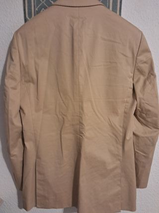 Blazer Zara Man Mostaza Talla L grande