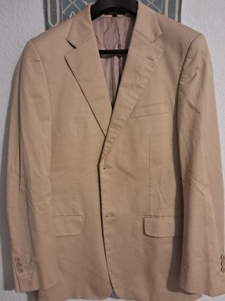 Blazer Zara Man Mostaza Talla L grande