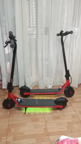 2 Patinete Eléctrico Infantil Rojo