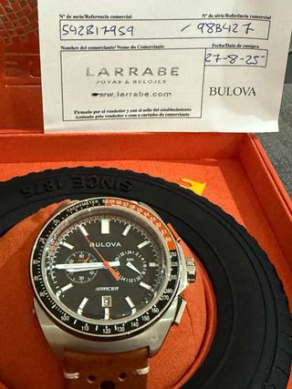 Reloj Bulova Cronógrafo E-Racer