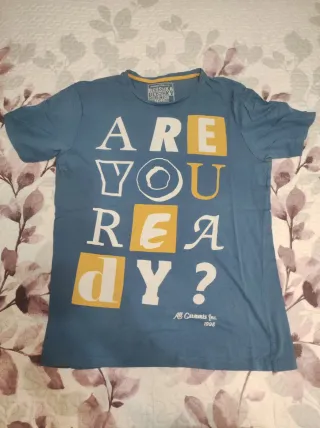 Camiseta Bershka Are You Ready?