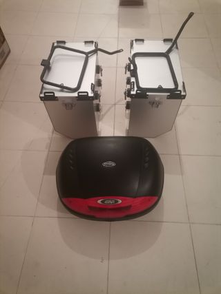 Maletas Laterales y Baúl BMW Givi bmw f650gs