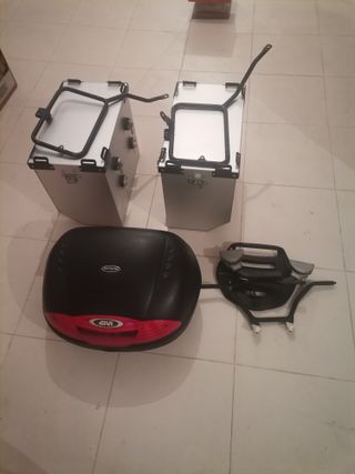 Maletas Laterales y Baúl BMW Givi bmw f650gs