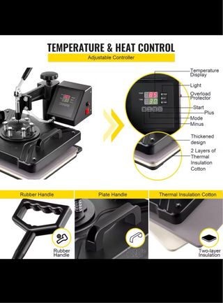 Prensa de Calor Multifuncional