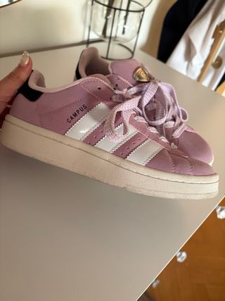 Zapatillas Adidas Campus Rosa Talla 38
