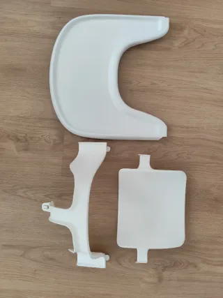 Bandeja y Baby set Stokke blanco