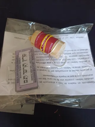 Péndulo hebreo con etiquetas