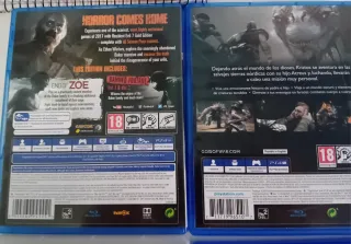 Ps4: God of war, Uncharted 4 y RE7 Gold
Ps3: Cod