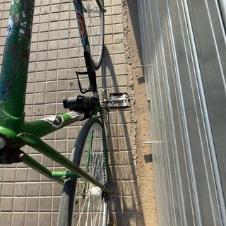 Bicicleta Fixie Verde Ciudad