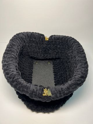Bolso de mano clutch BOMBÓN Y PUNTO negro