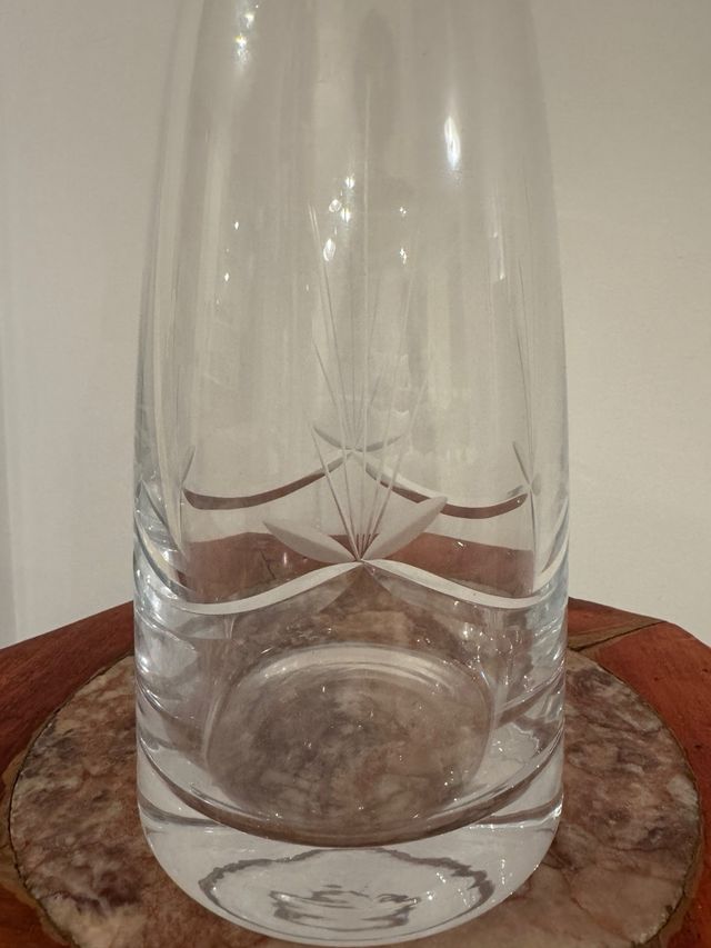 Decantador de cristal para vino