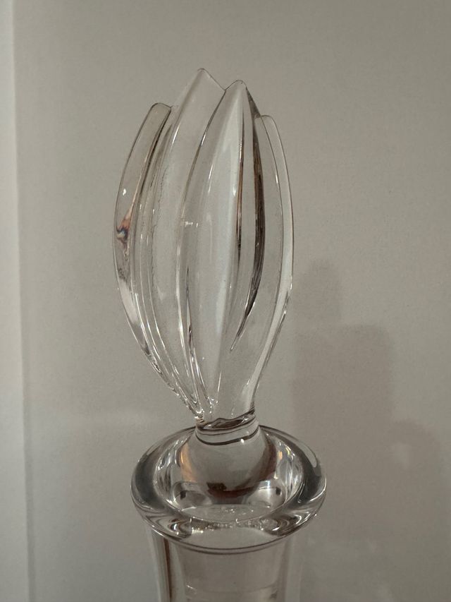 Decantador de cristal para vino