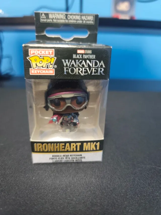 Portachiavi Funko Pop Wakanda Forever Ironheart MK1