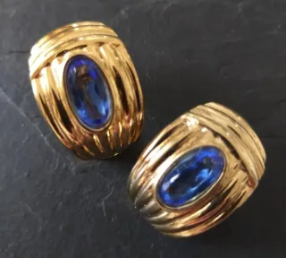 Pendientes clip vintage David Grau sin uso