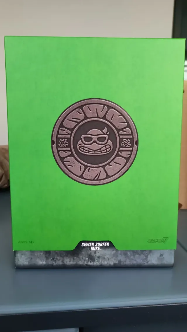 Figura TMNT Ultimates Super 7 Michelangelo Surfero