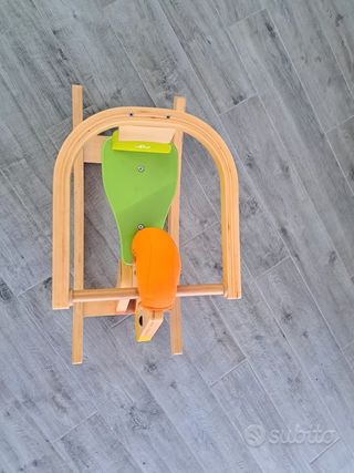Cavalcabile cavallo in legno per bambini Sevi
