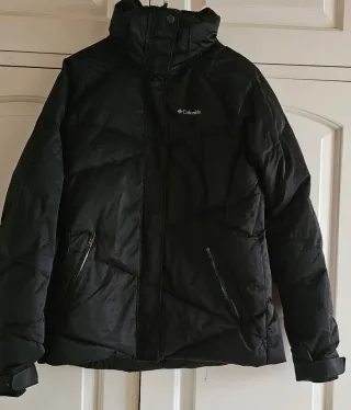 Chaqueta plumas Columbia Negra Mujer