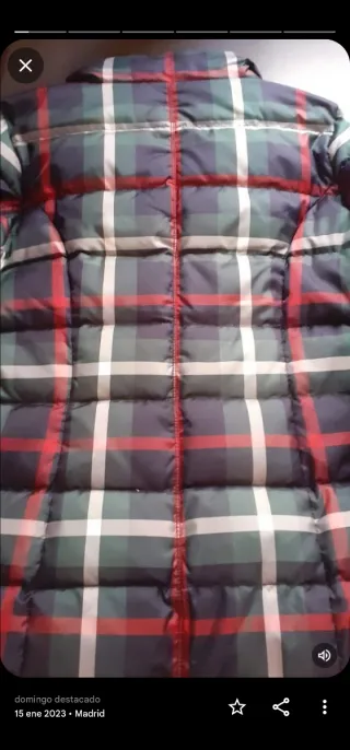 Plumas Tommy Hilfiger Verde Talla M