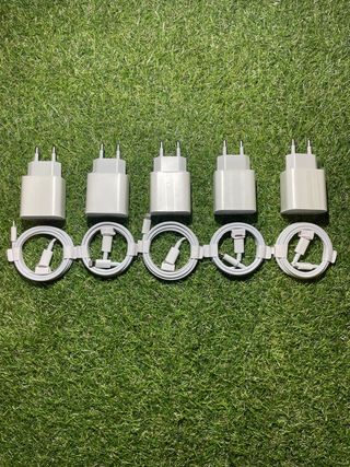 Pack 5 Cargadores Carga Rápida iPhone